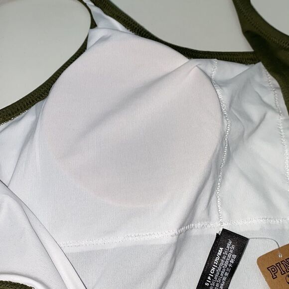 🔥Victoria Secret swimsuit gym to swim sz small removable push-up one pieceNwT - Picture 6 of 7